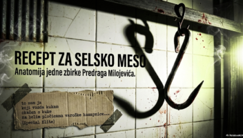 Grafički prikaz knjige „Recept za selsko meso“ Predraga Milojevića