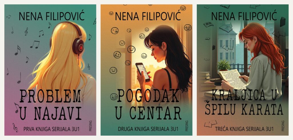 Korice: Nena Filipović – 3u1: Problem u najavi, Pogodak u centar, Kraljica u špilu karata